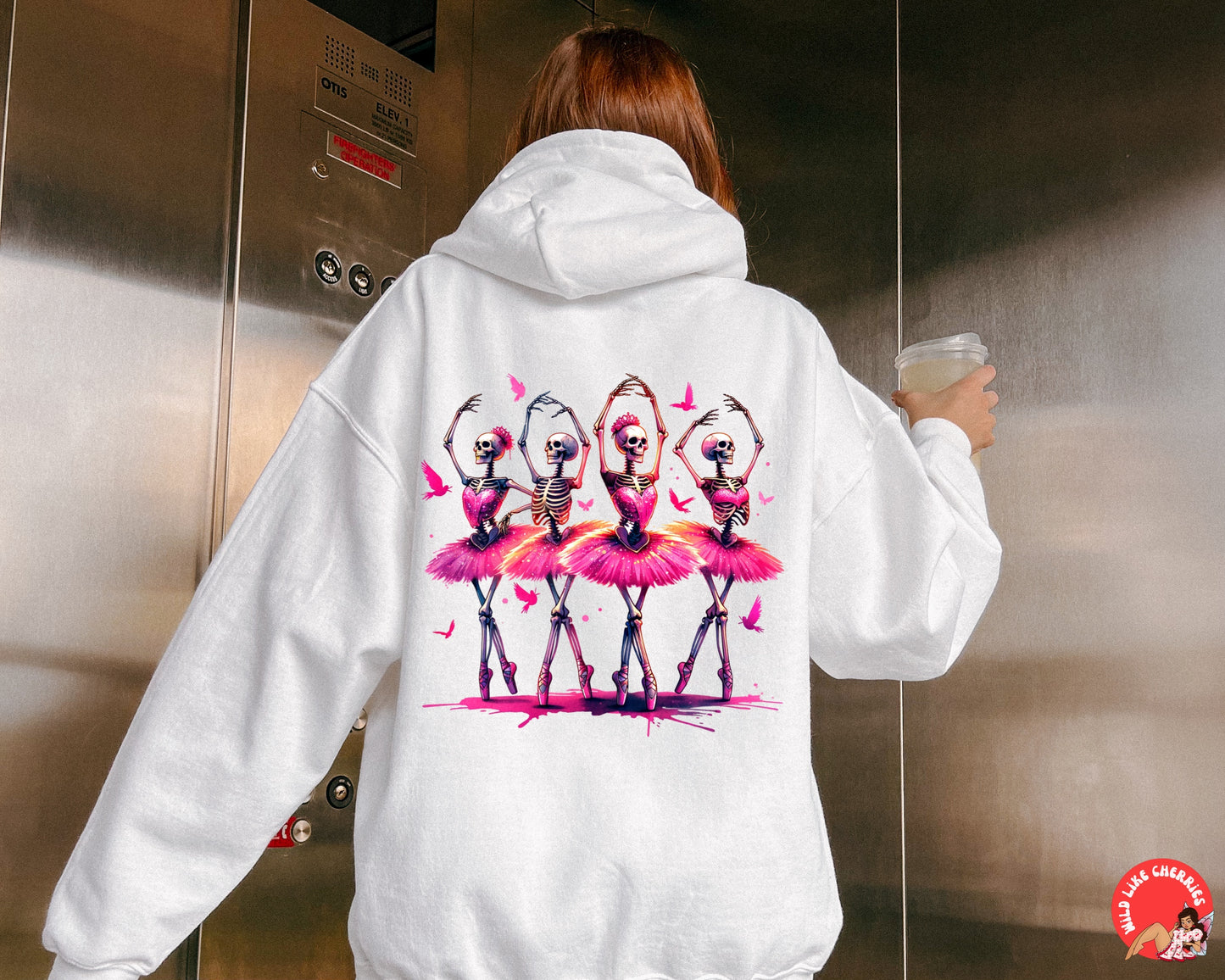 Skeleton Ballerinas Hoodie