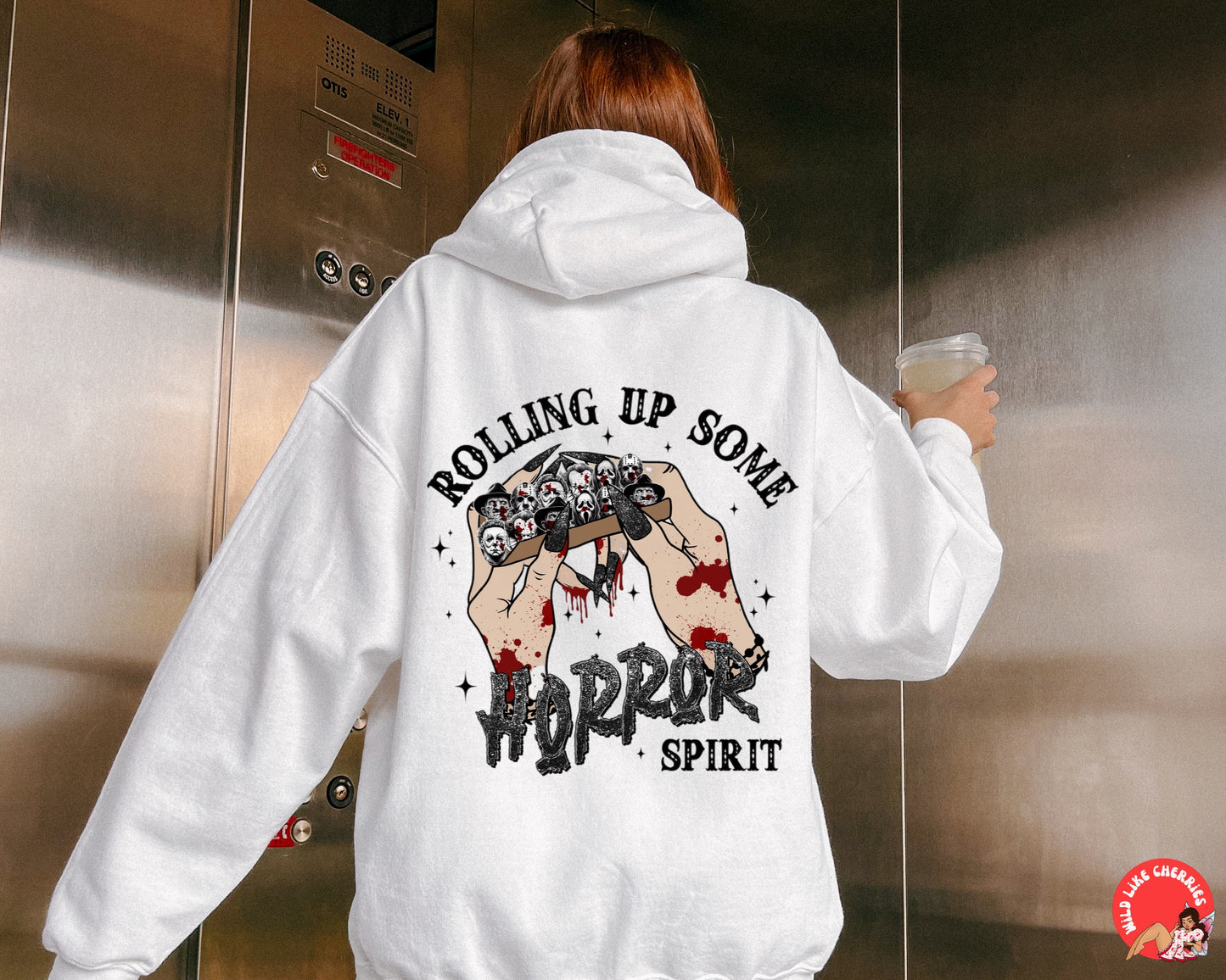 Rolling up Some Horror Spirit Hoodie