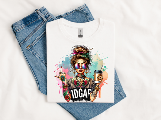 IDGAF Graffiti Tee