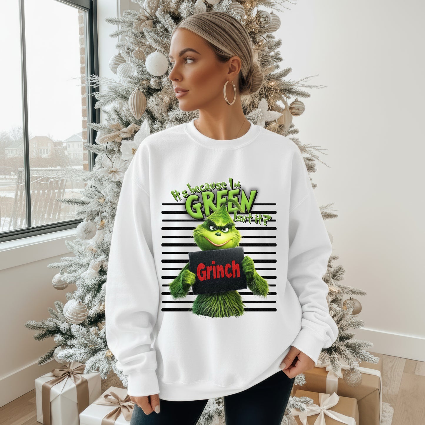 Grinch Crewneck Sweater