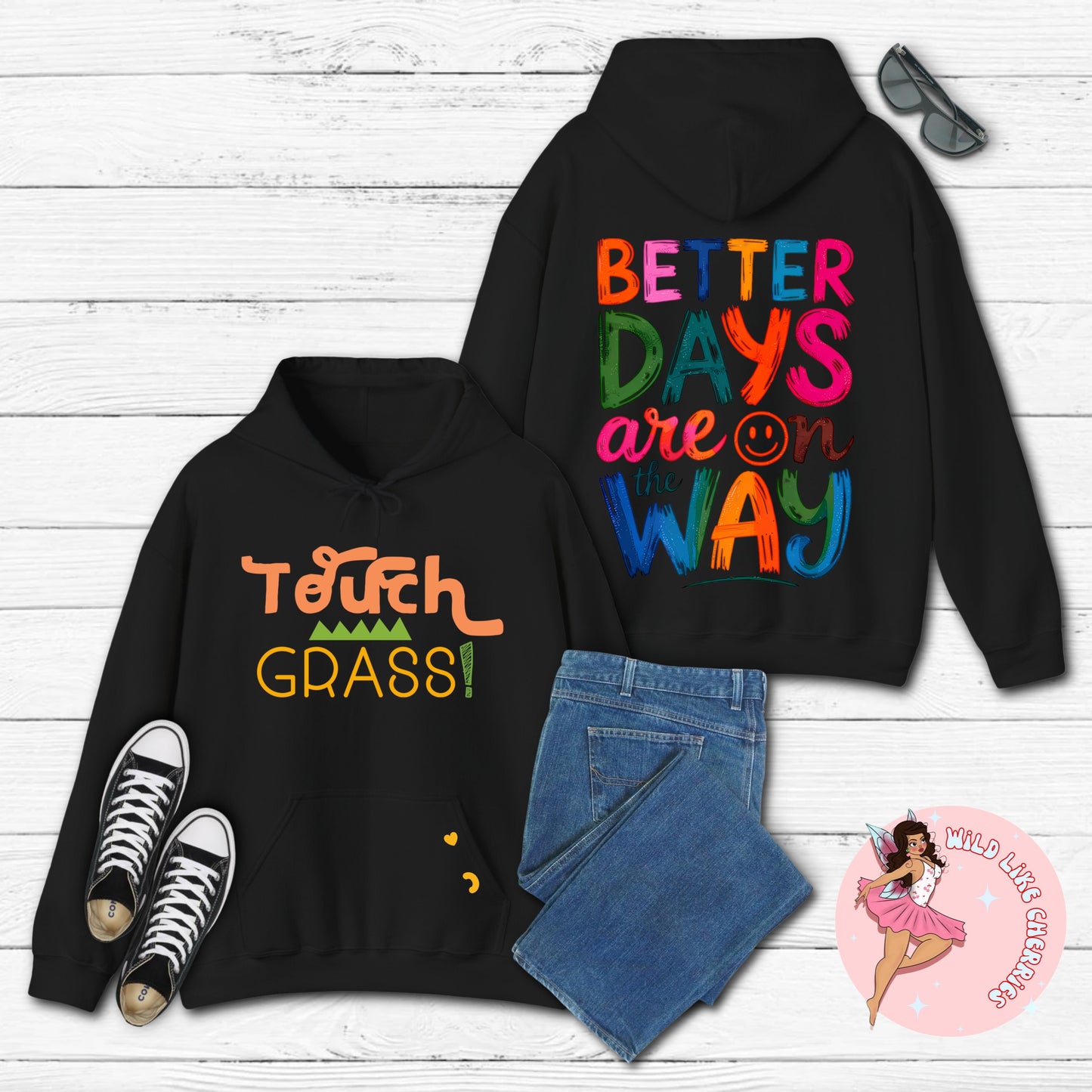 Touch Grass Mental Health Hoodie