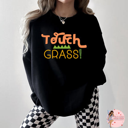 Touch Grass Mental Health Hoodie
