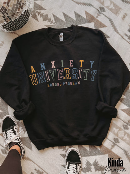 Anxiety University Crewneck Sweater