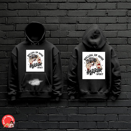 Rolling up Some Horror Spirit Hoodie
