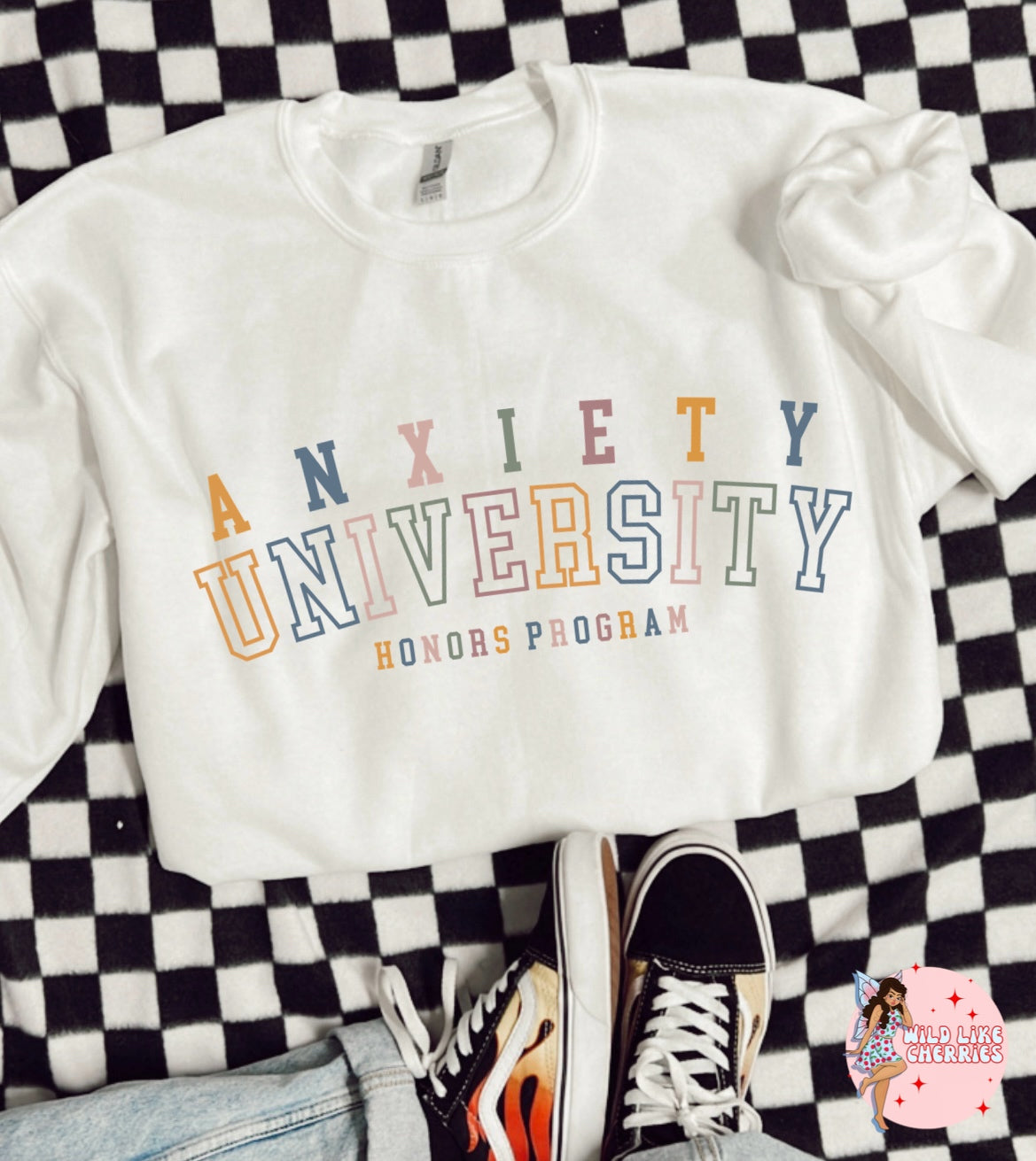 Anxiety University Crewneck Sweater