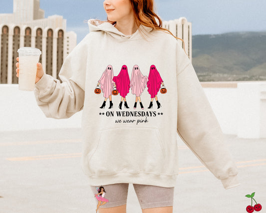 Pink Ghosts Crewneck Sweatshirt