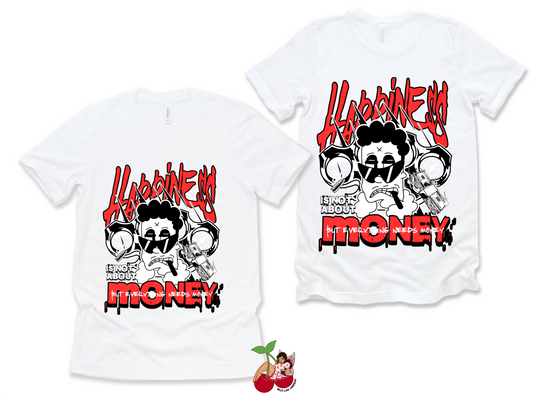Happiness Graphic Cartoon T (Back)