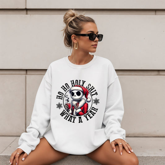 Funny Jack Holiday Crewneck Sweater