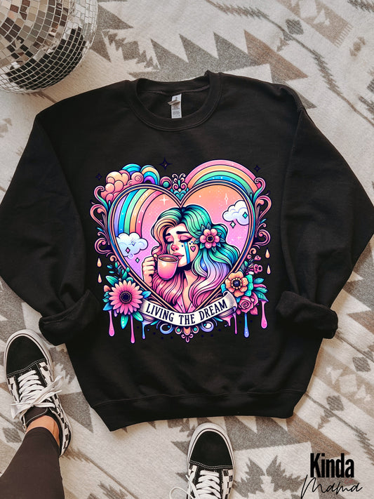 Living the Dream Graphic Sweatshirt