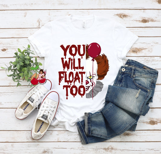Pennywise You Will Float Too Tee